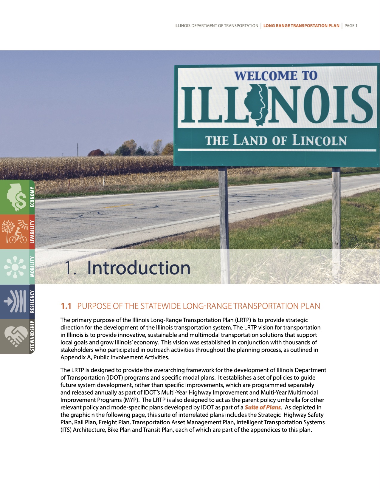 Illinois LRTP cover