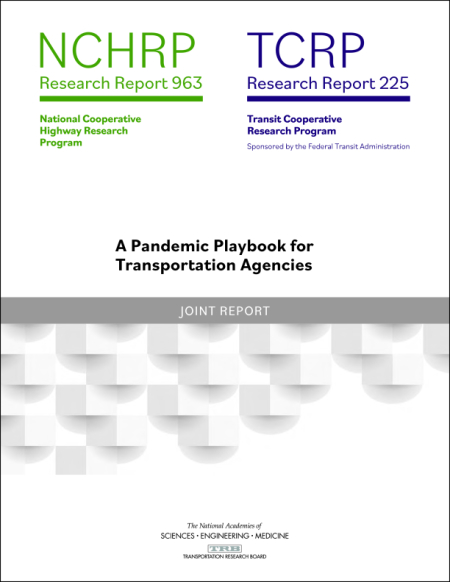 cover page for NCHRP research report 963/TCRP research report 225
