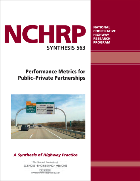Cover for NCHRP Synthesis 563