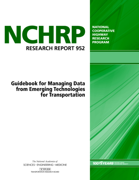 NCHRP Research Report 952 [cover]